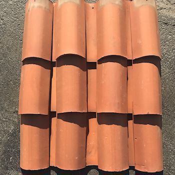 Straight Barrel Clay Mission Roof Tile