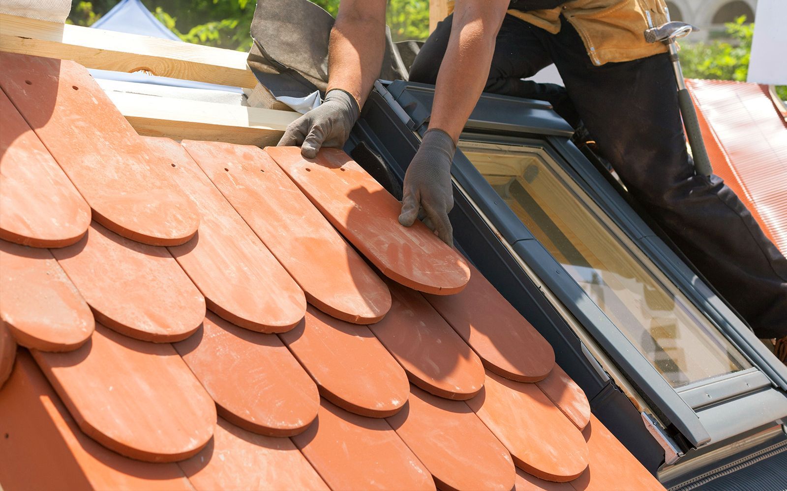 In-stock roof tiles