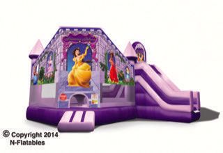 bounce house princess slide