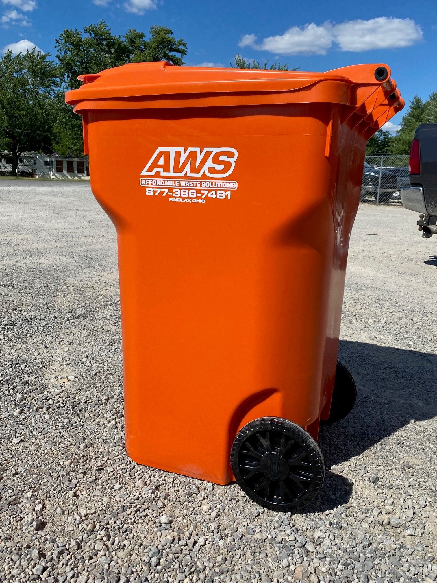 Residential and wheeled trash bin