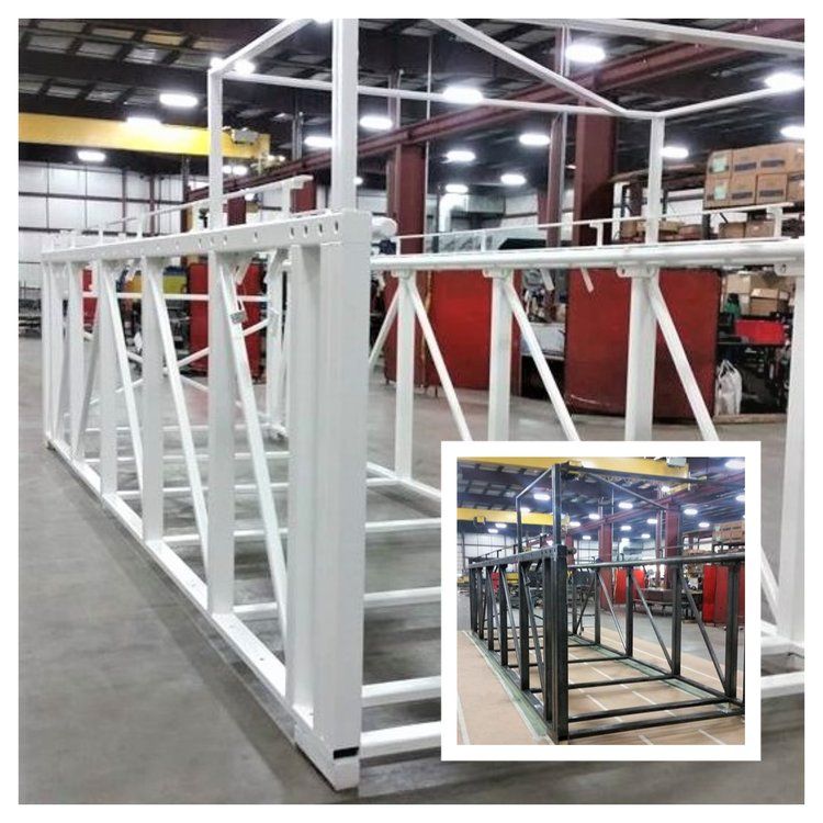 Steel frame painting