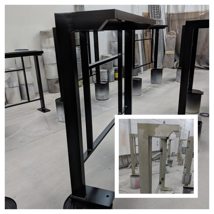 Black frame painting