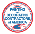 Painting and decorating contractors of america logo