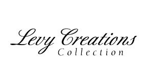 The logo for levy creations collection is black and white.