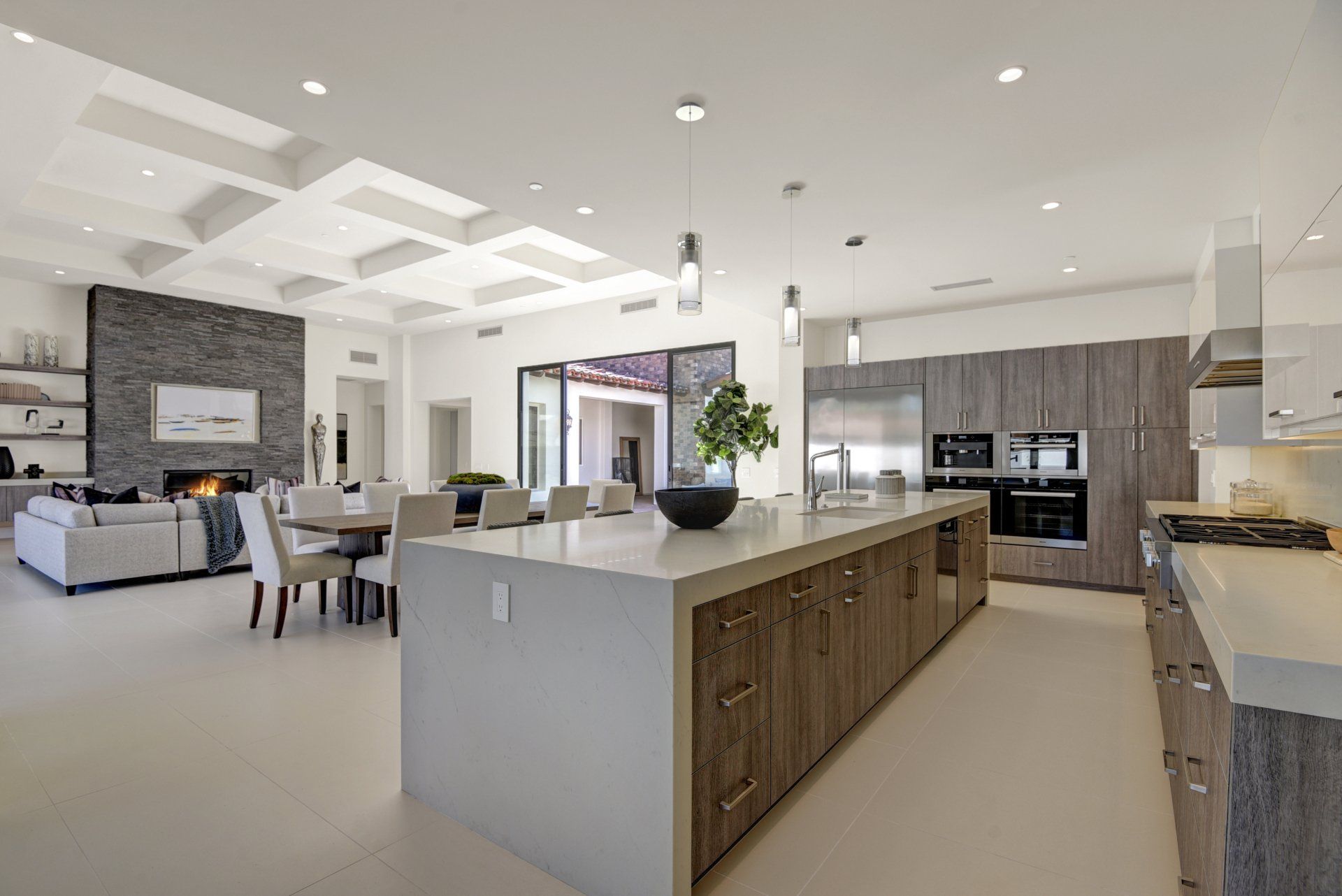 Kitchen to living room