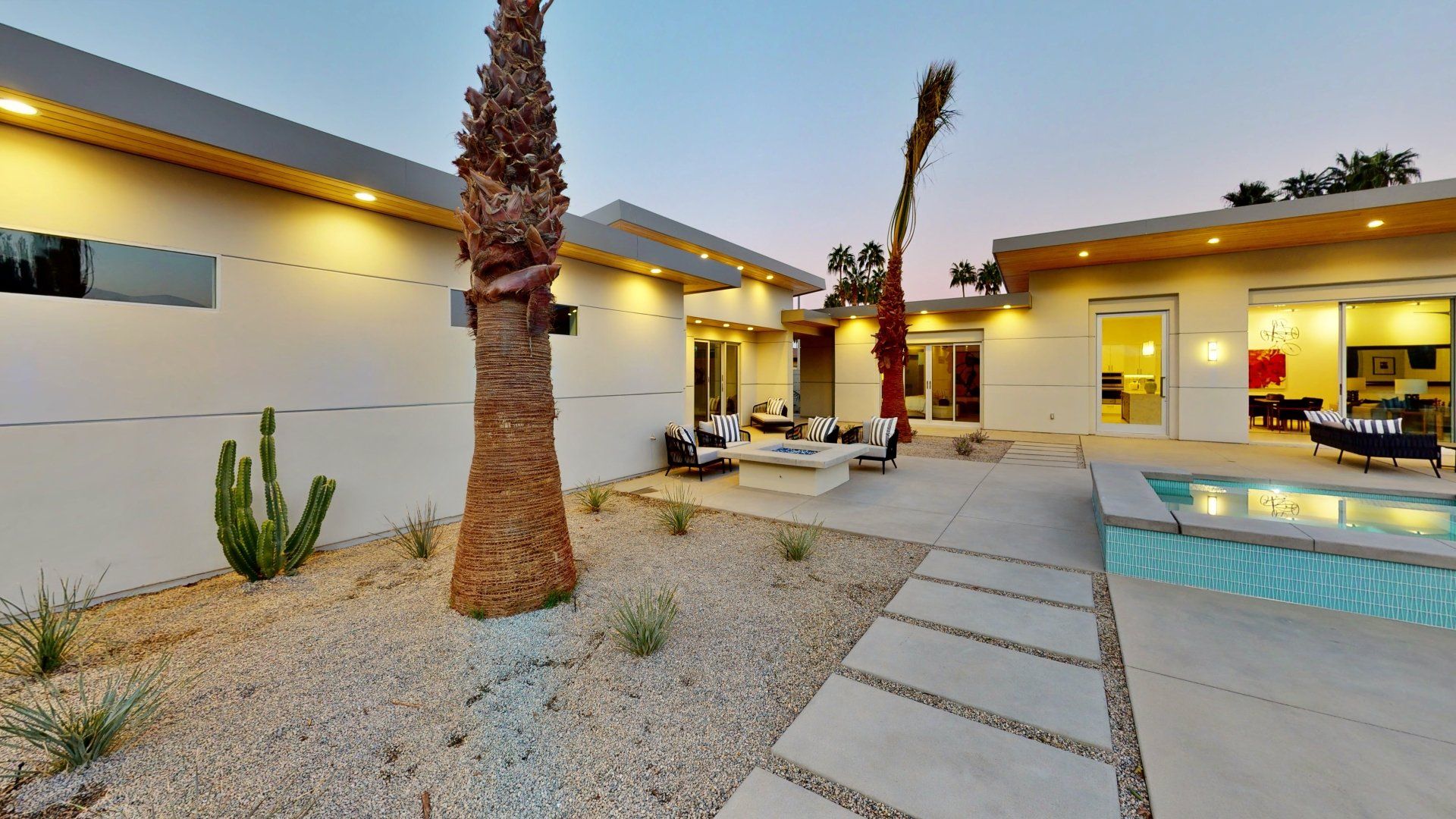 Outdoor area with walkway