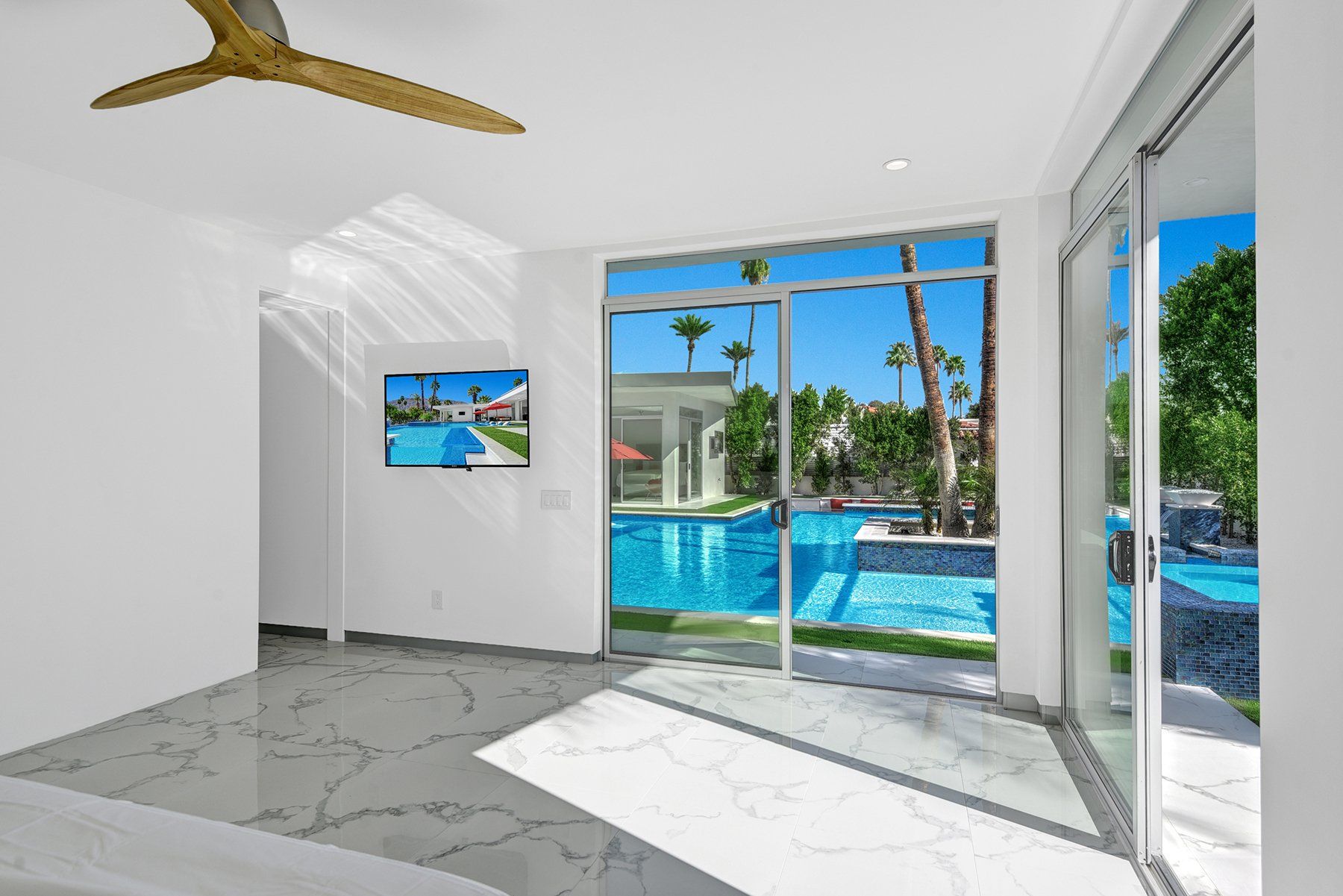 Attached casita to pool and spa