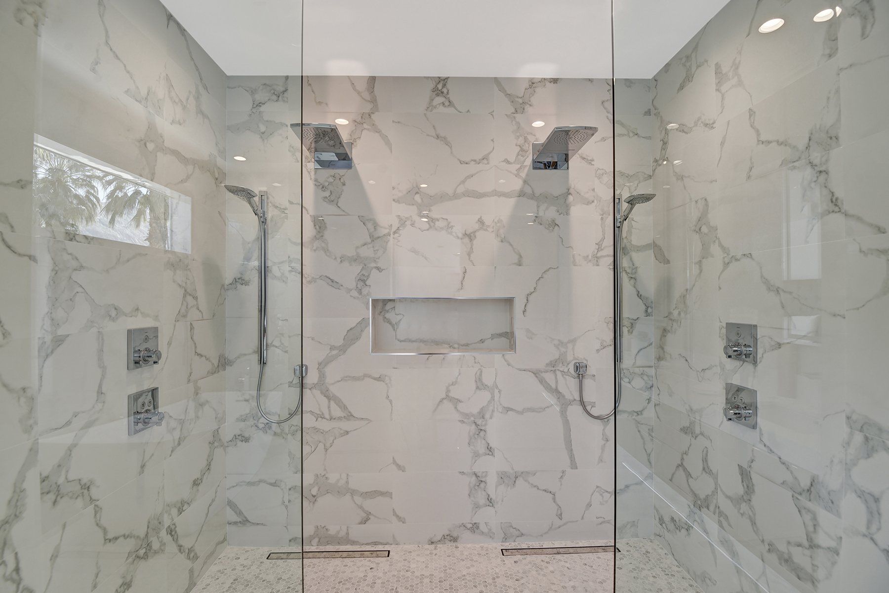 Master shower detail