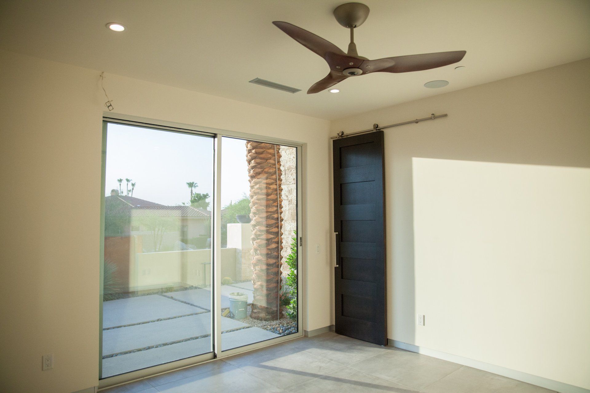 Living room to pool area