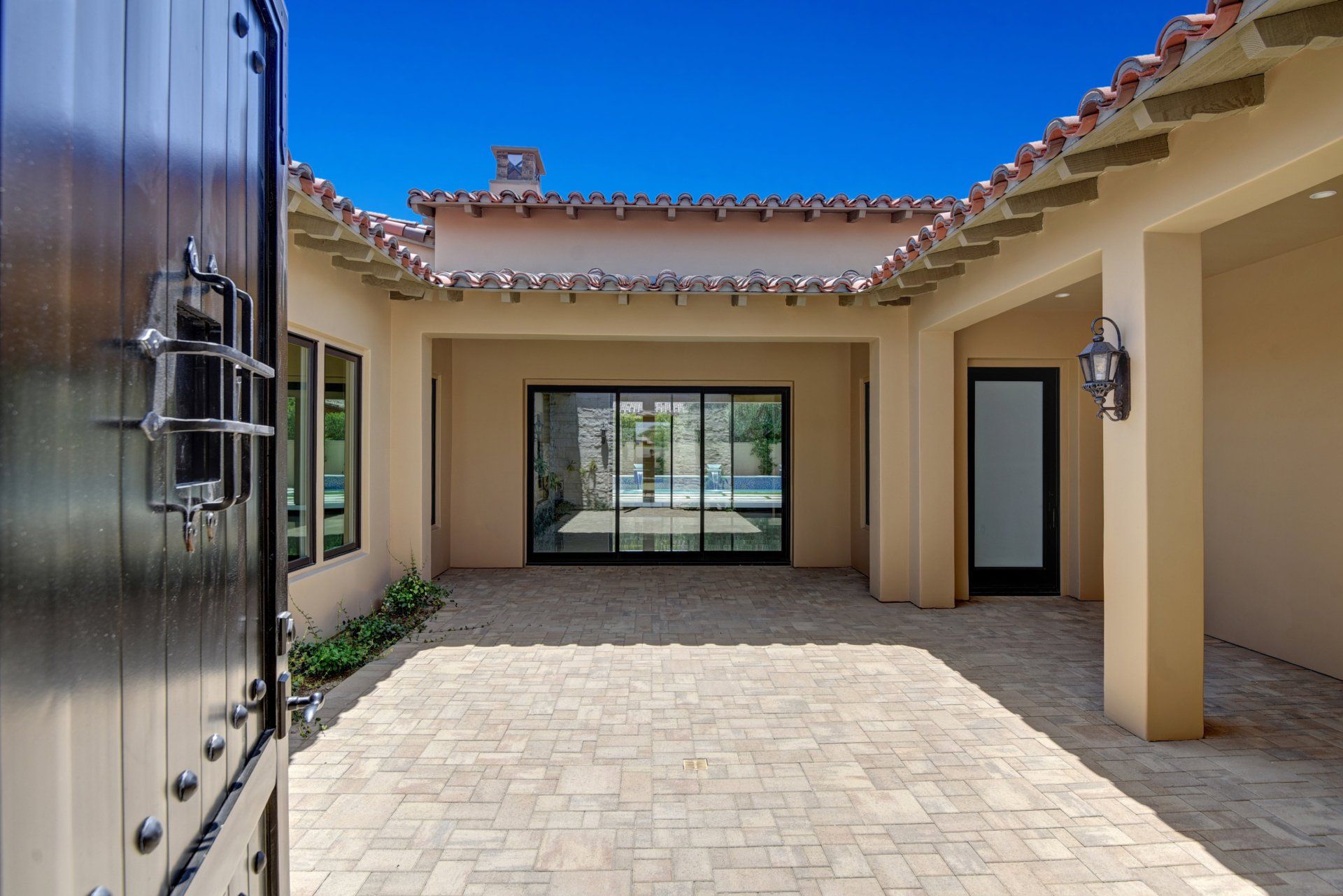 Entry courtyard