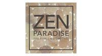 Logo for Zen Paradise featuring the text