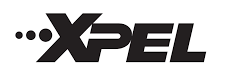 Black XPEL logo with three dots.