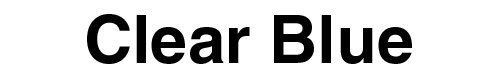 Clear Blue