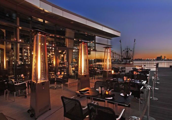 Propane heaters used at  a venue