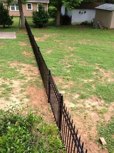 black fence