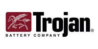 The trojan battery company logo has a horse on it.