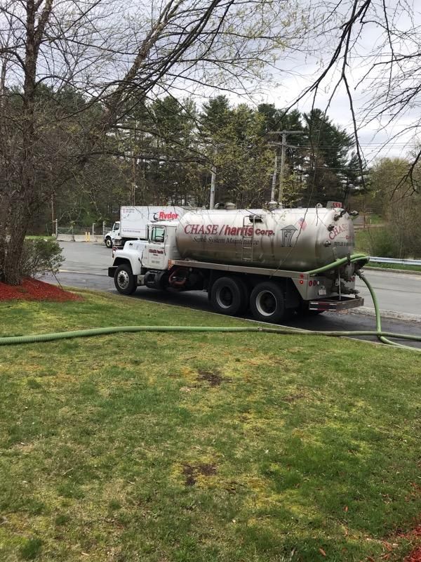 a septic tank truck