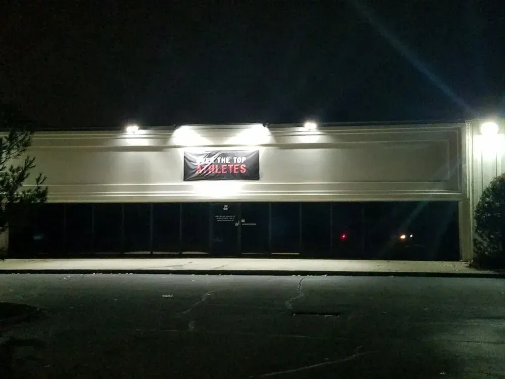 a building with a sign that says' shelter' on it