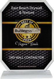 East Beach Drywall & Texture best of business rate 2024 award