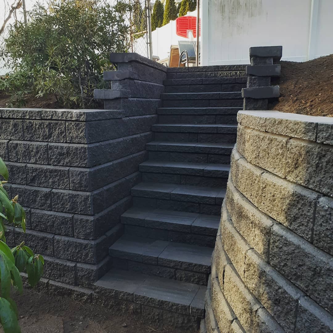 Retaining Walls and steps