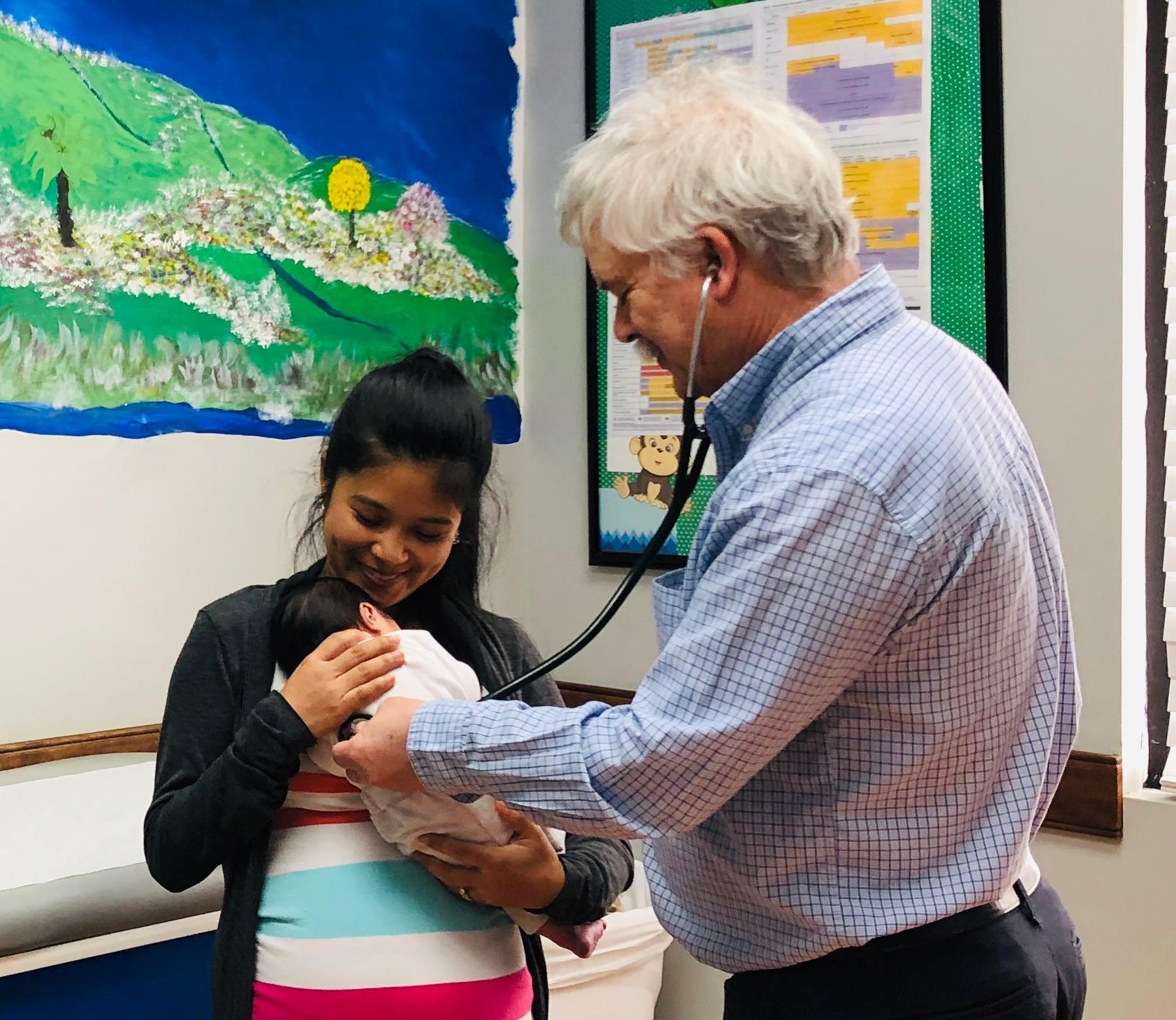 Health checkup by a doctor