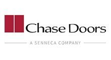The logo for chase doors is a sennena company.
