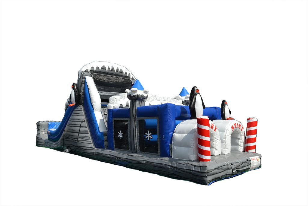 Inflatable Penguin Playground Obstacle Course