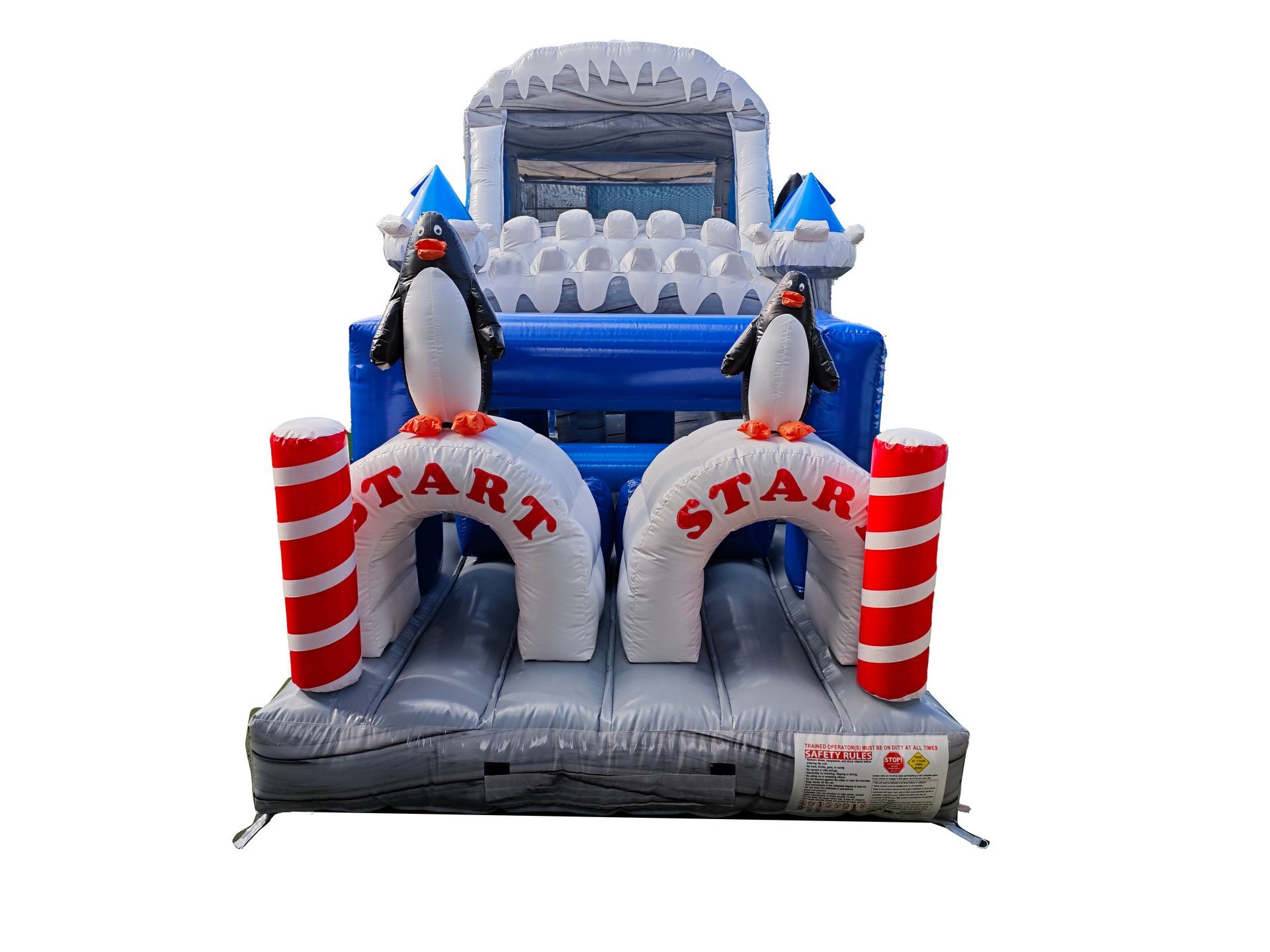 Inflatable Penguin Playground Obstacle Course