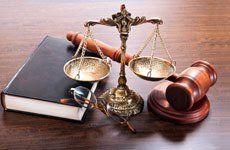 Scales and gavel