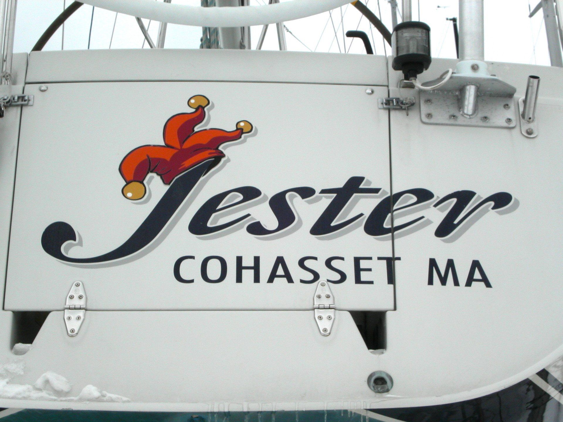 Truck and boat lettering