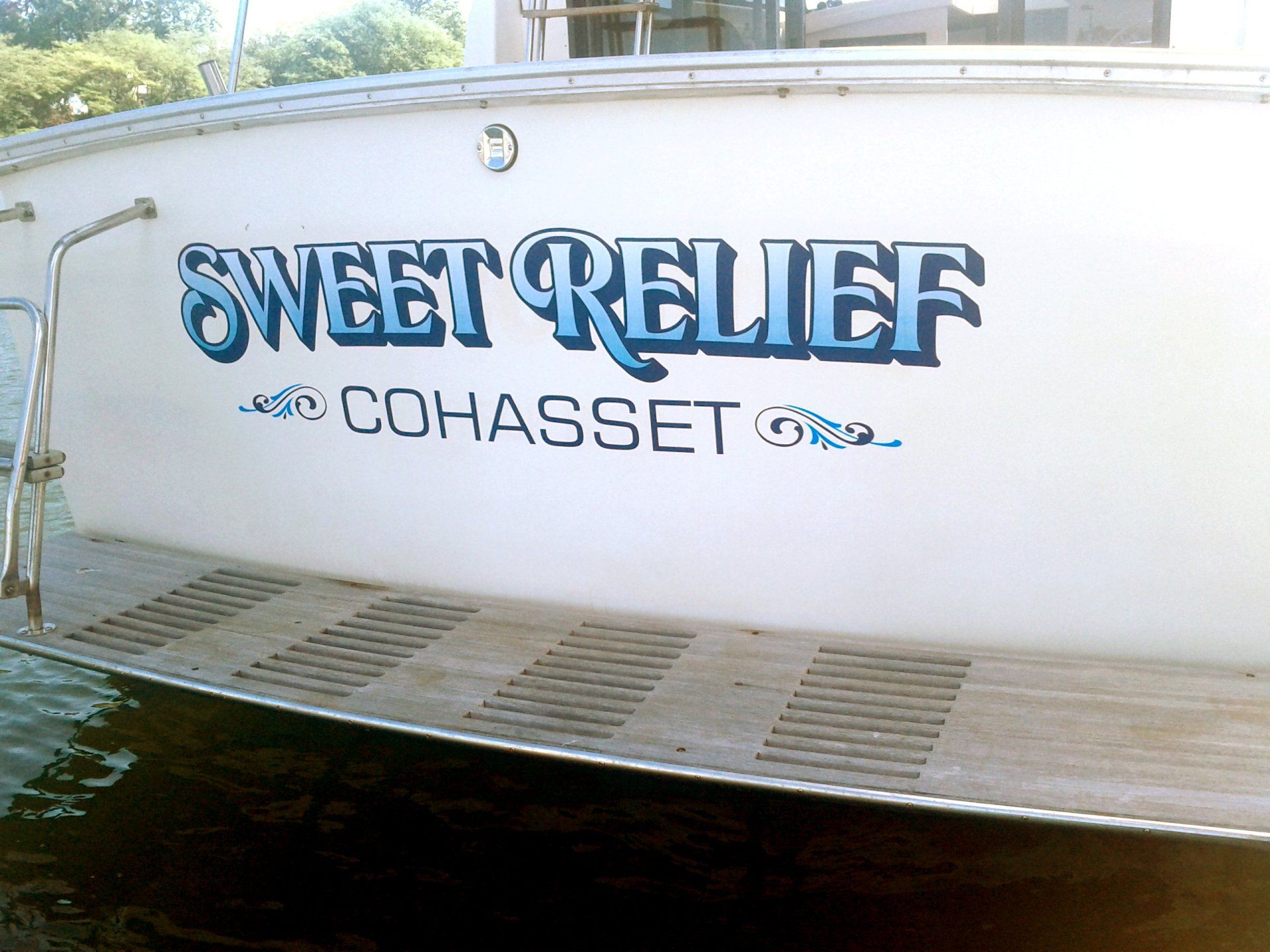 Boat Lettering | Hassan Wood Carving & Sign | Cohasset, MA