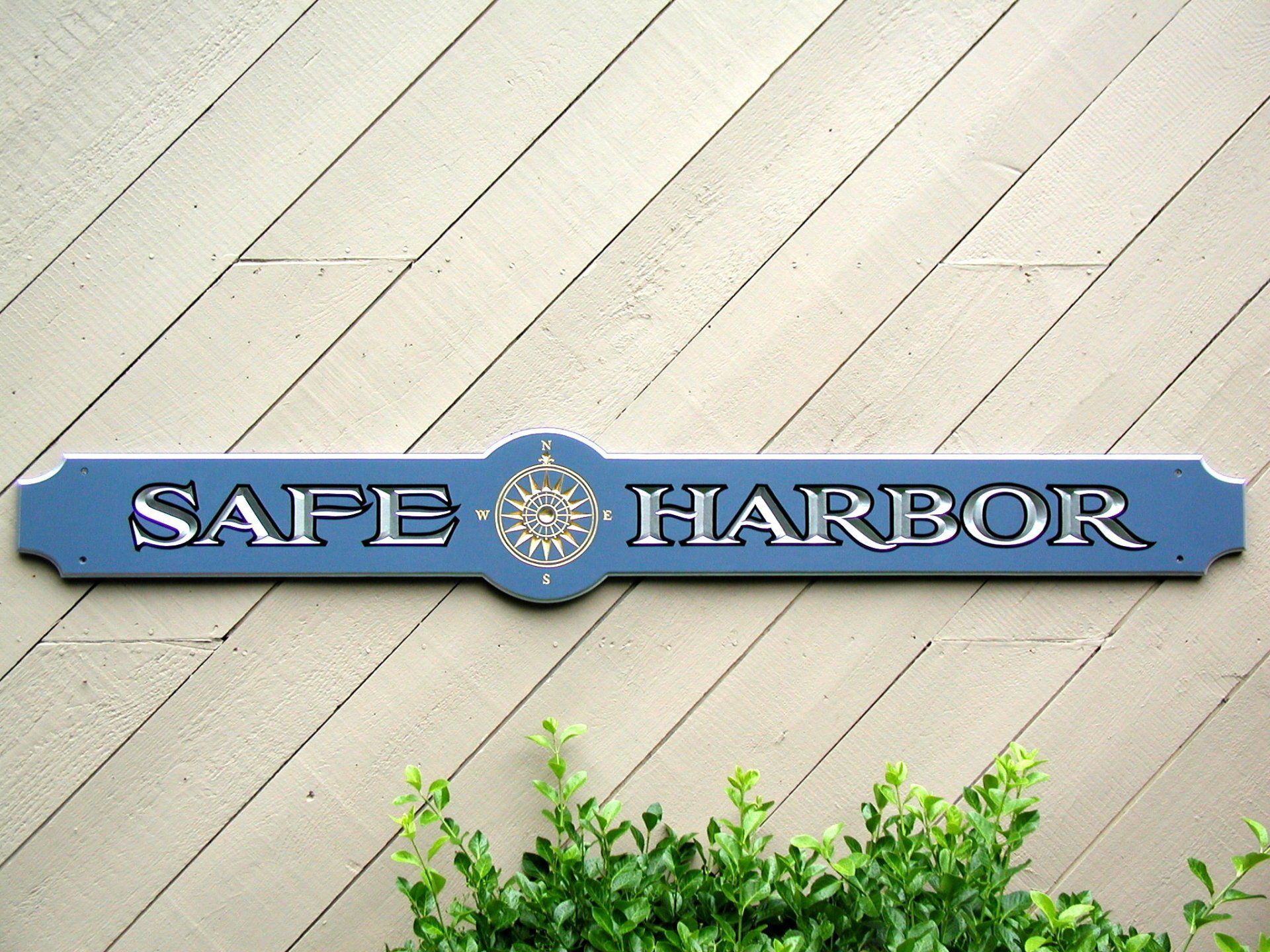 Residential carved signs