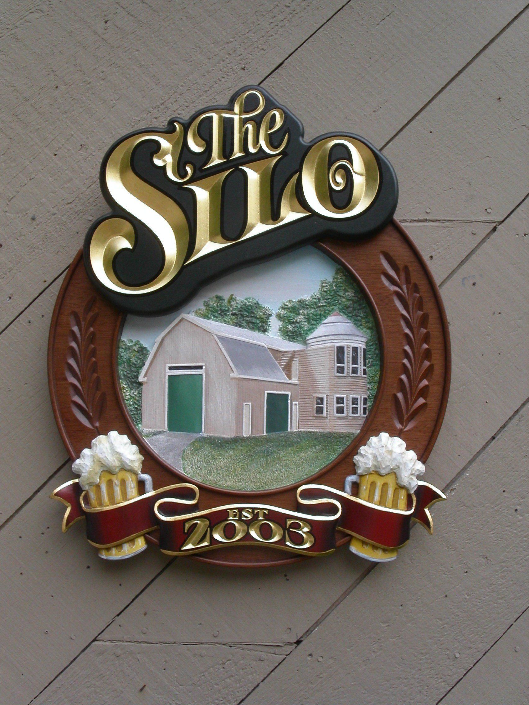 Residential carved signs