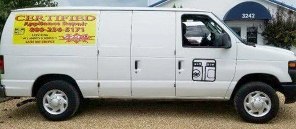Certified Appliance Repair Van