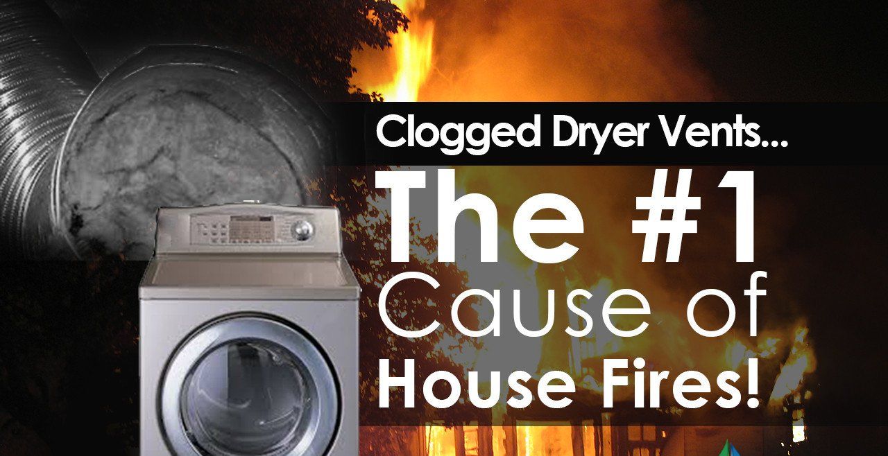 Clogged vents cause house fires
