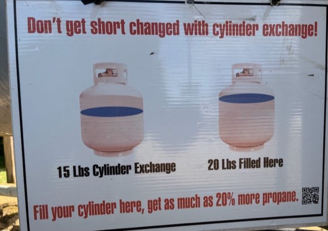 Propane cylinders