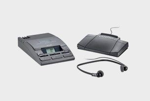 Philips 730T Mini-Cassette Transcriber w/ FP and HS