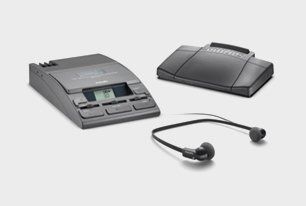 Philips 720T Mini-Cassette Transcription Kit (Headset & Foot Pedal)