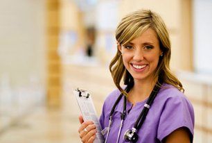 Medical staff with clipboard