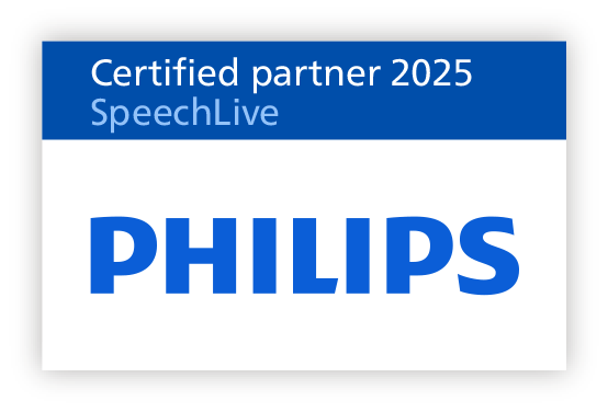 Philips is a certified partner of speechlive in 2025