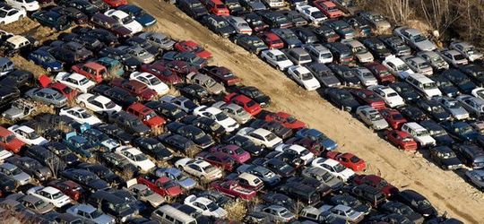 Vehicles sold for scrap