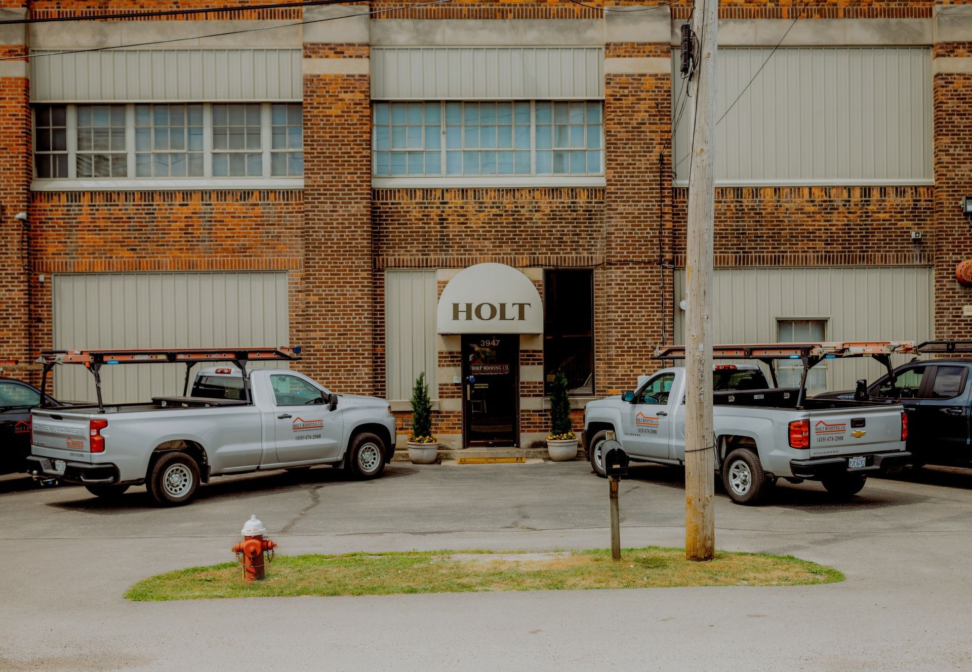 Building entrance with 