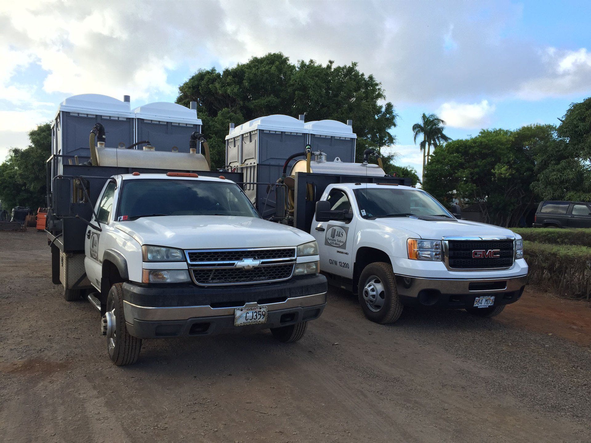 Portable Toilets Trucks