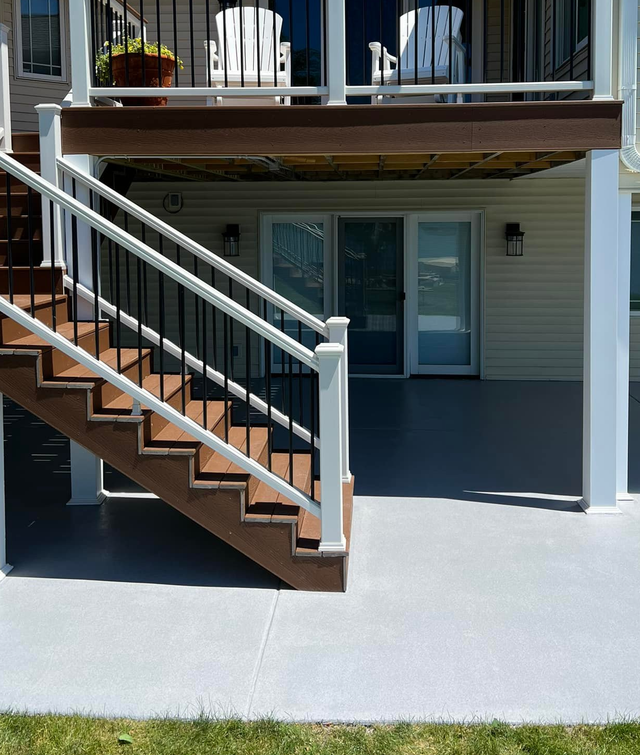 Stairway Flooring Project in Roscoe, IL