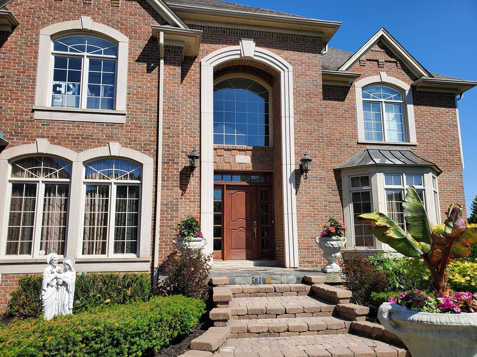 A large old brick house