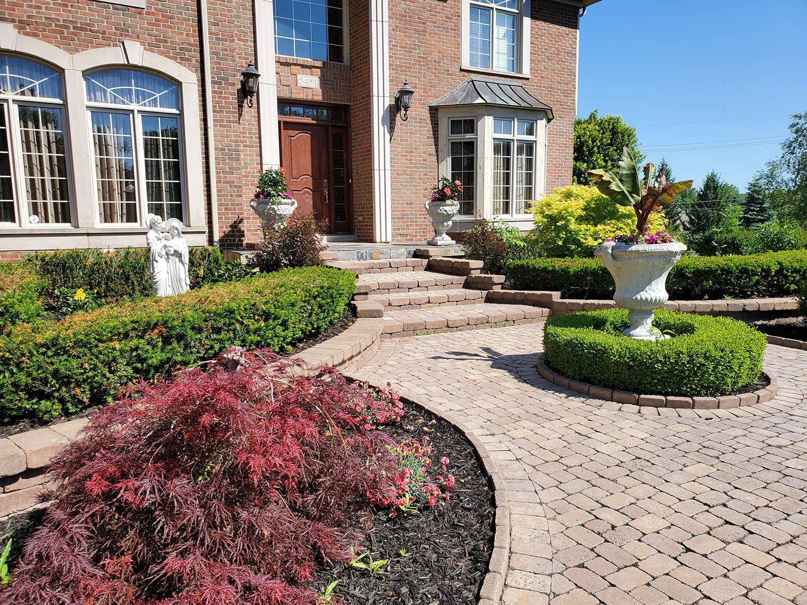 A large old brick house