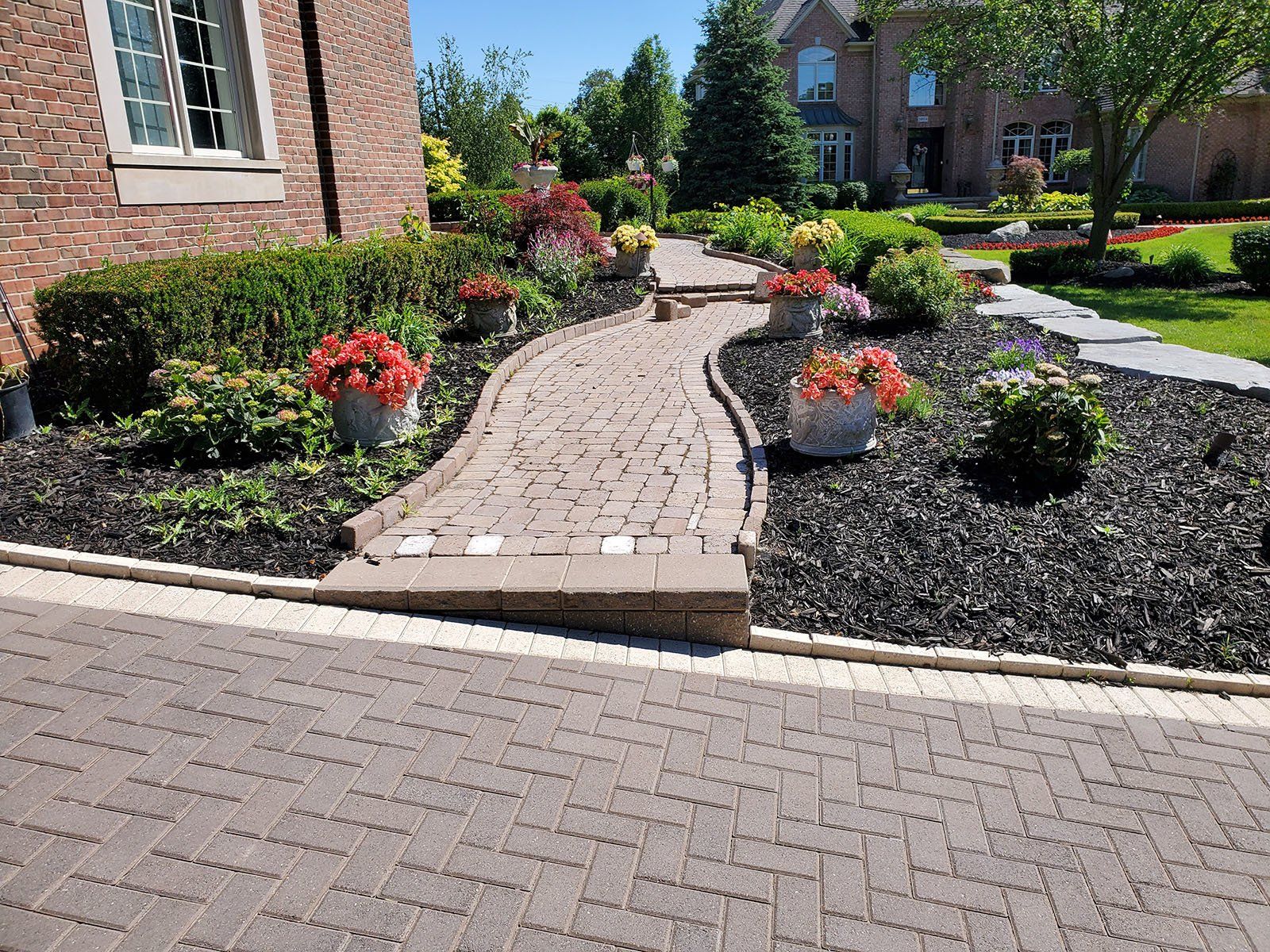 A large old brick house