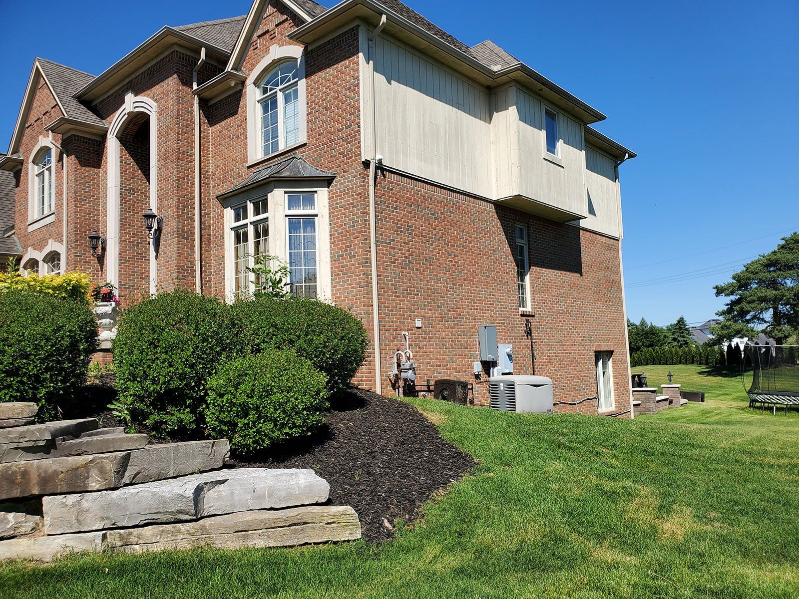 A large old brick house