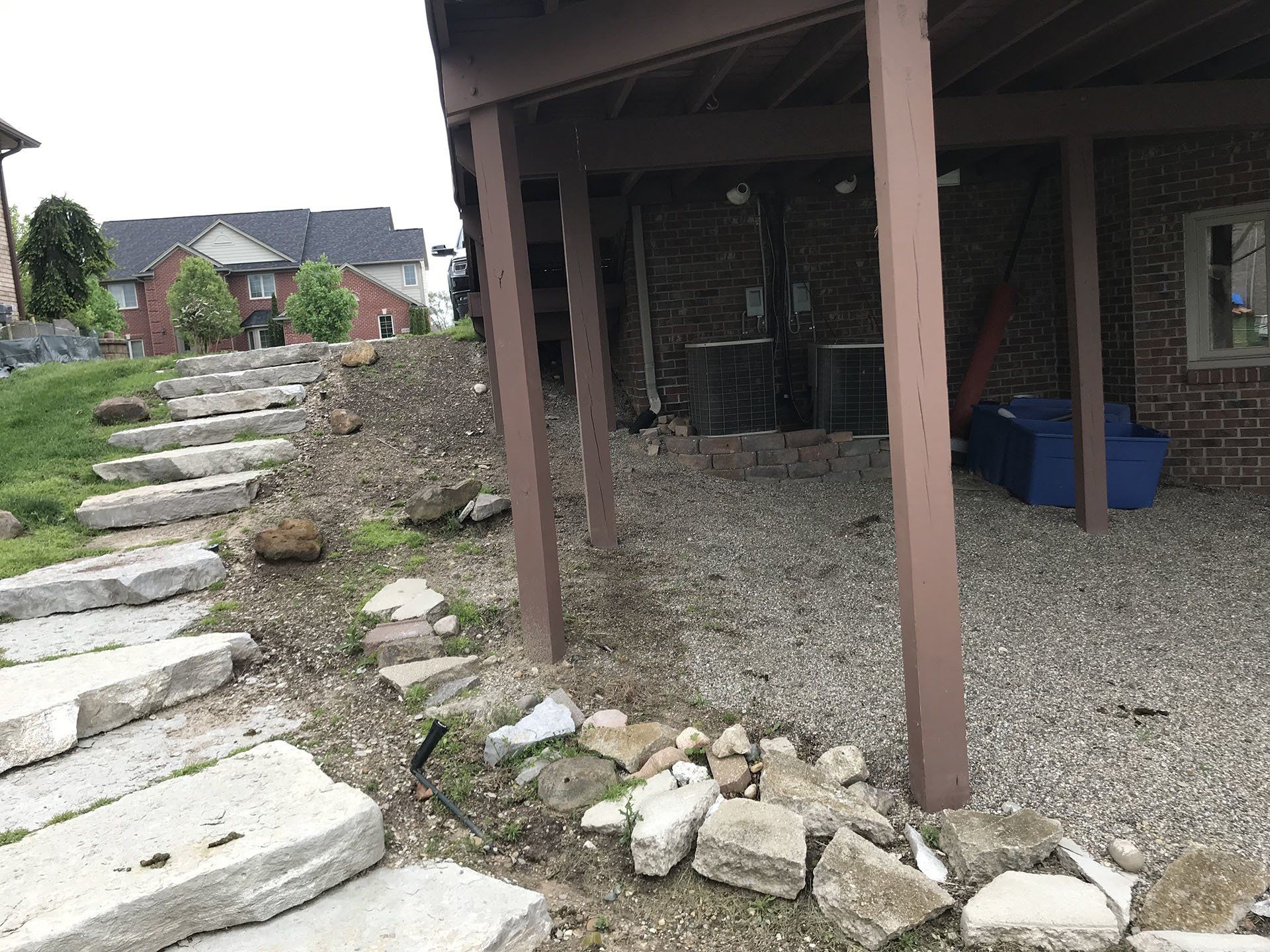 A large old brick house