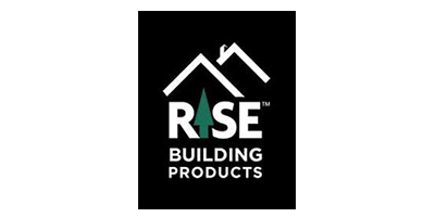 Logo: Black background with white house outline, green tree, and text 